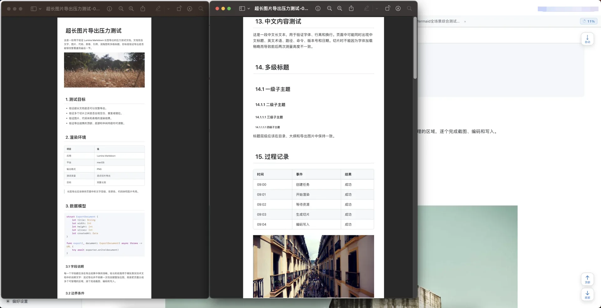 Lumina Markdown 图片导出预览